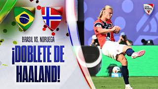 Erling Haaland anota su segundo gol del partido | Brasil vs. Noruega | Copa Mundial de la FIFA 2026