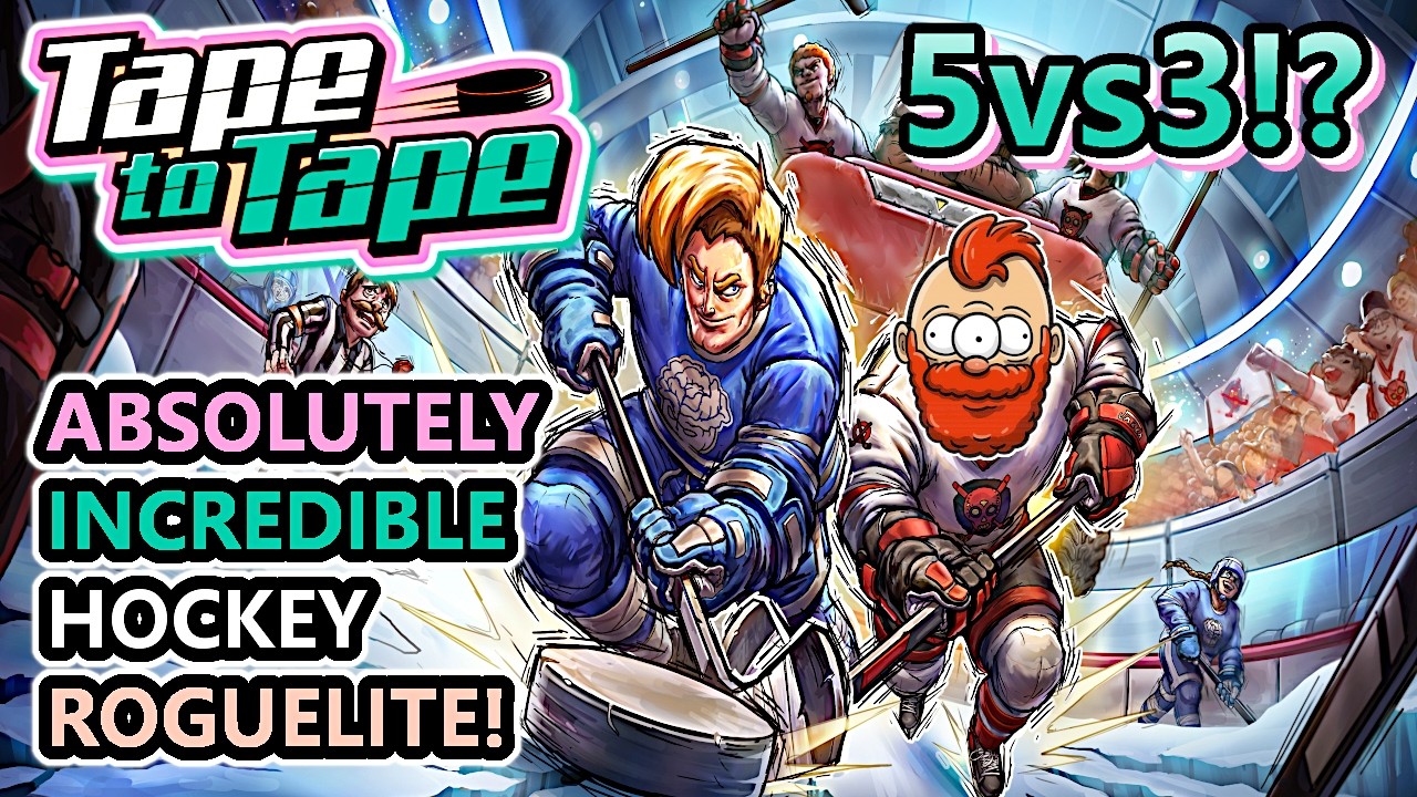 An Absolutely INSANE NEW Game Mode! The BEST Modern Hockey Game Is A Roguelite! | Tape To Tape
