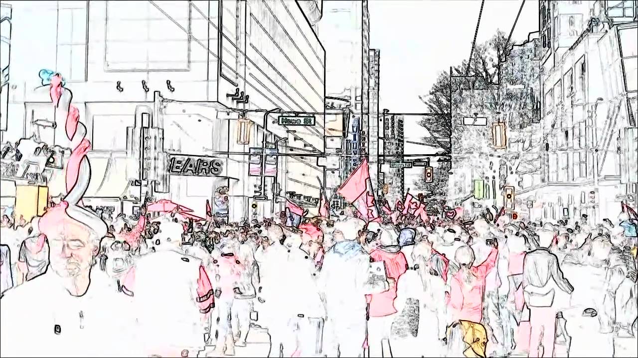 O Canada!  National pride after a golden moment.