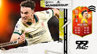 FIFA 22 NUMBERS UP DIOGO JOTA REVIEW | 86 ADIDAS DIOGO JOTA PLAYER REVIEW | FIFA 22 ULTIMATE TEAM