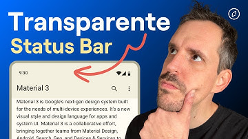 Status Bar transparente y Insets en Jetpack Compose