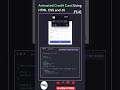 This Credit Card Animation Will Blow Your Mind 💳🔥 #FQ