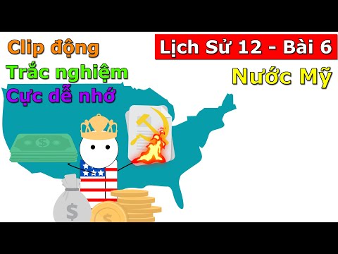 Video Sử 12 Bài 6 Nước Mỹ - Học online - youtube