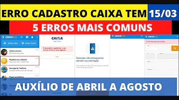 Como fazer quando dá erro no auxílio emergencial?