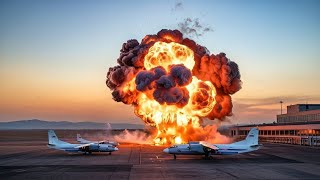 Watch a Ukrainian Drone OBLITERATE a Russian Airplane