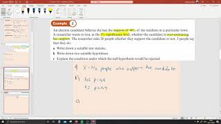 Year 12 Stats - Hypothesis Testing - One-Tail Intro (Lesson 1)