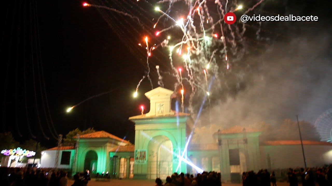 Feria de Albacete 2023, Apertura Puerta de Hierros. Fuegos Artificiales y Manchegas