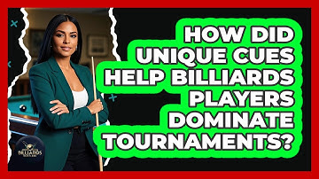 How Did Unique Cues Help Billiards Players Dominate Tournaments? - Billiards Hustlers