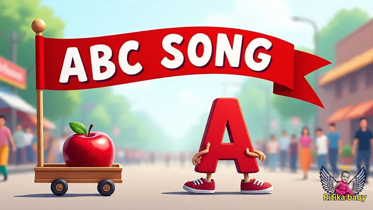 Learn A to Z Letters Fun ABC Song for Kindergarten Nursery Rhymes ...