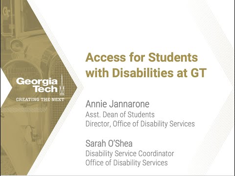 What's Buzzin at Georgia Tech: Office of Disability Services