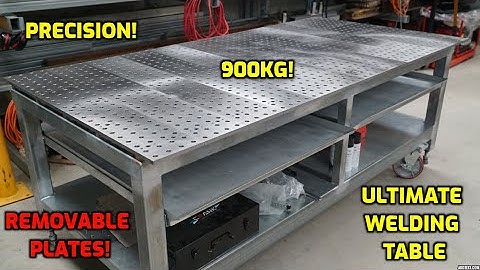 Dream Precision Welding Table / Workbench Build - Modular Plates and Awesome Clamping Options