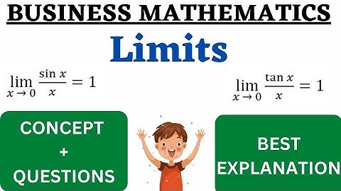 Business Mathematics | BBA/BCOM | Limits | 1st Year | By Integral Math
