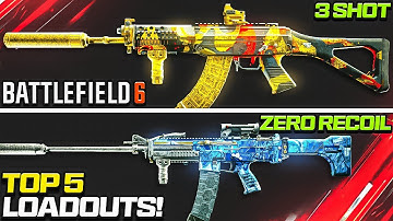 Battlefield 6: Top 5 ELITE Meta Loadouts after UPDATE! (BF6 Best Weapons)