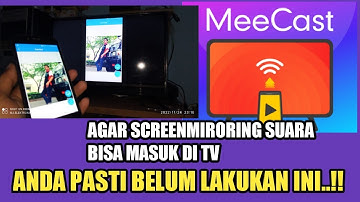 Cara pakai aplikasi meecast STB matrix merah || cara screenmiroring part2
