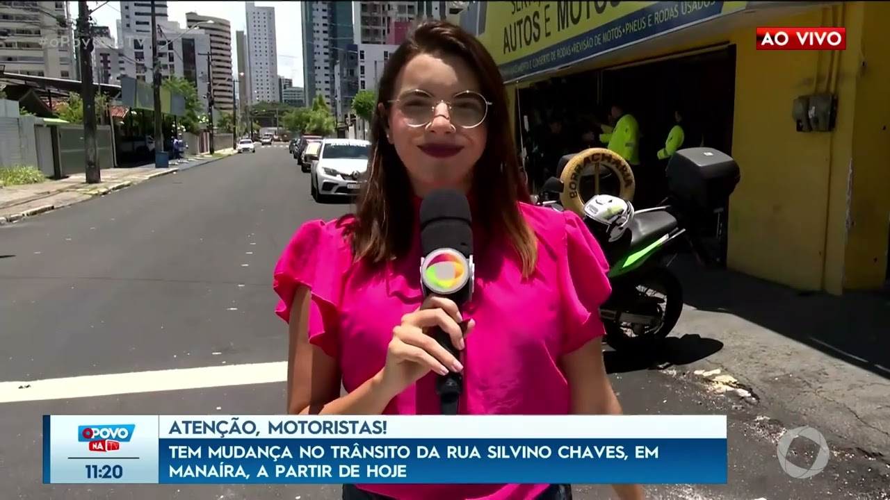 Tem mudança no trânsito da rua Silvino Chaves, em Manaíra -  O Povo na TV