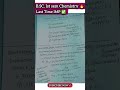 #bscchemistry #impquestions #lasttime #shorts 🔥