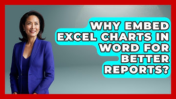 Why Embed Excel Charts In Word For Better Reports? - Docs and Sheets Pro