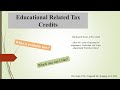 2020 Educational Tax Credits