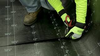 Low-Slope Self-Adhered Membrane 45-Degree Cuts Detail | How to install Self-adhered Membranes