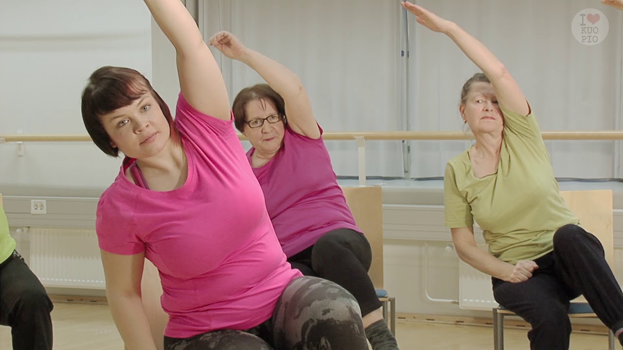 Liikettä niveliin-Tuolijumppa: Harjoitteet