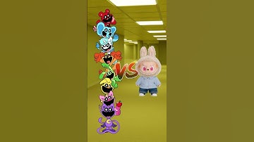 Smiling Critters VS The Monsters Labubu #shorts #smilingcritters #poppyplaytimechapter #labubu