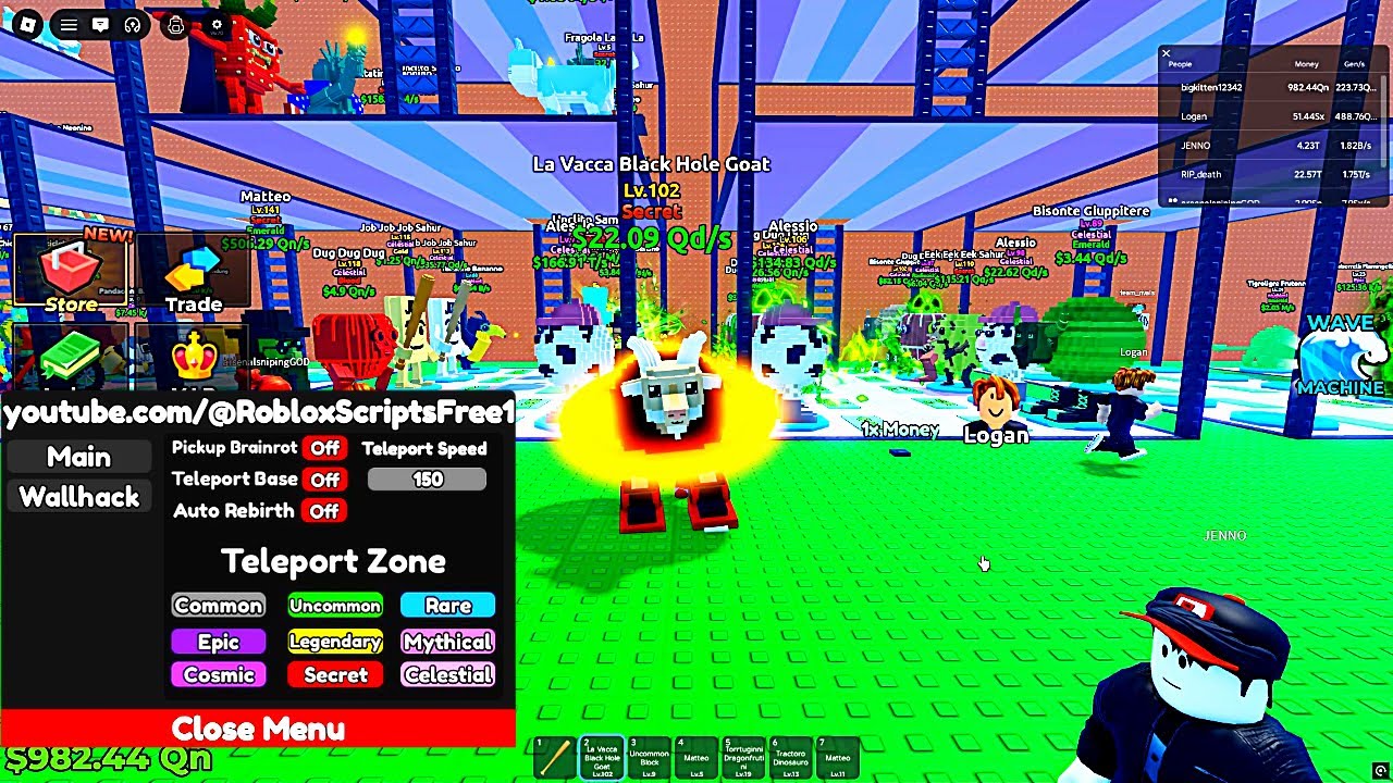 BEST Escape Tsunami For Brainrots Script Mobile & PC