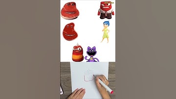 Thumbnail of puzzle of characters #insideout2  Out #joy #anger # Ennui#disney Pixar#shorts