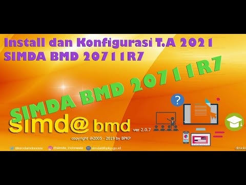 CARA INSTALL SIMDA BMD TA 2021 | Instalasi SIMDA BMD 20711R7