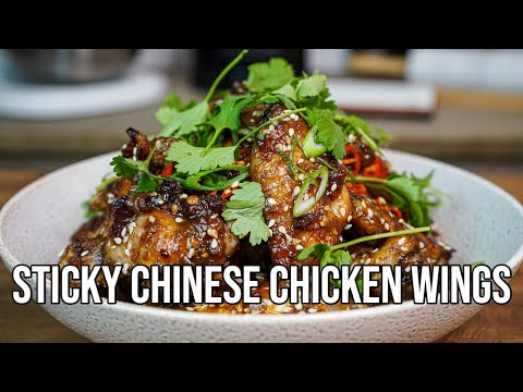 Sticky Chinese Chicken Wings  The Tastiest Recipe