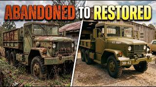 Abandoned Military Truck Restoration! 😱 | Jeep M35A2 Full Transformation News