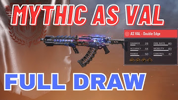 Getting Mythic AS VAL | CROSS GUARD REDUX Full Draw + Review | Templar - Royal Knight | CODM