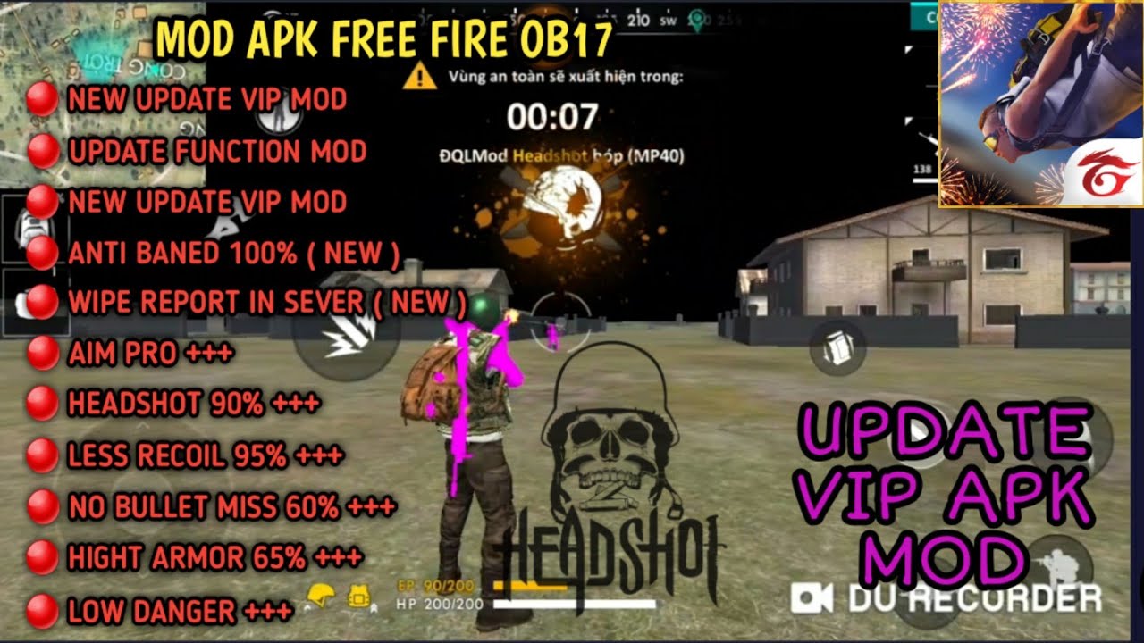 MOD APK FREE FIRE OB17 1.39.5 V26 - ANTI BANED 100%, CLEAR ... - 