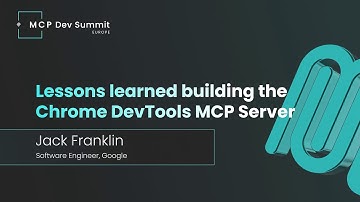 [Session] Lessons Learned Building the Chrome DevTools MCP Server