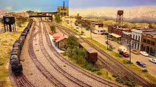 Large Private HO scale Model Railroad layout