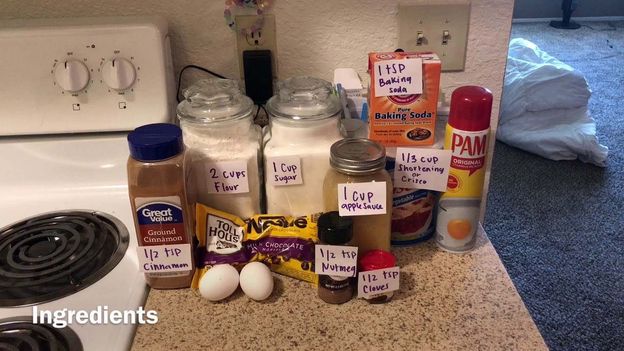 Applesauce chocolate chip cookies