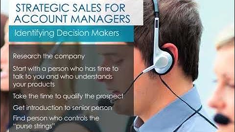 How to Identify Decision Makers