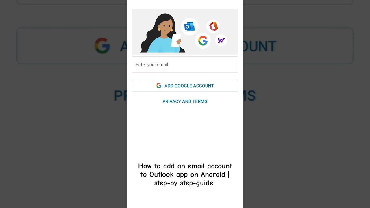 How To Add An Email Account To Outlook App On Android Step by Step How To Add An Email Account To Outlook App On Android Step by Step