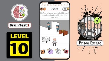 Brain Test 2 Prison Escape Level 10 Walkthrough