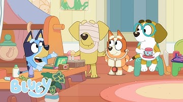 Dags för spel med vänner! | Bluey Officiella Svenska Kanalen