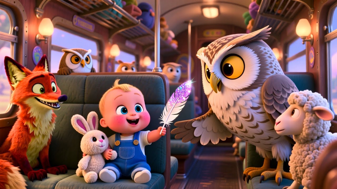 Baby’s Train Adventure 🧸🔢🍼 | Kids Fantasy Song | Learn Numbers and Happy Routines