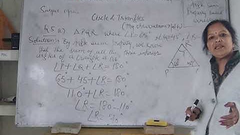 Class 5,Maths Chapter 15 Circles & Triangles
