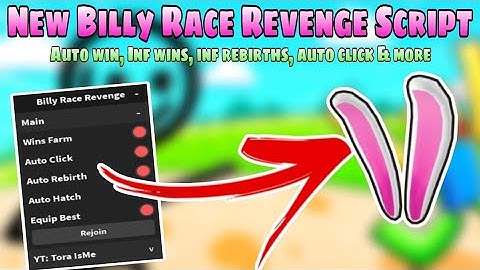 [FREE UGC] Billy Race Revenge Script | Auto Win, Inf Win & More | Roblox Script | Delta X•Fluxus