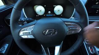 2022 Hyundai Santa Fe Calligraphy | Steering Wheel Features