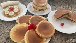 طريقه عمل البان كيك الهش والرطب واللذيذ   The Fluffiest Pancakes you’ll Ever Eat