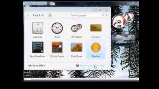 How to add a gadget in Windows 7 screenshot 4