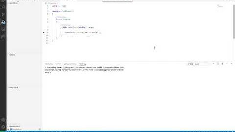 Running .NET 5 Console App Using VSCode