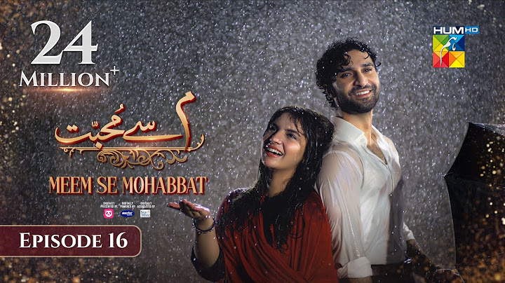 Meem Se Mohabbat - Episode 16 [CC] 6th Feb 2025 - Sponsored By foodpanda, Master Paints, Skin White