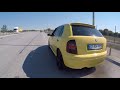 ŠKODA FABIA RS TDI NITRO @ exhaust sound and acceleration test|VORY TDI