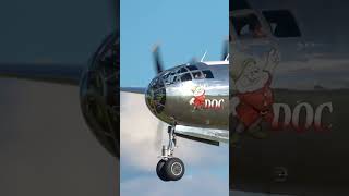 ONE OF TWO B-29 Superfortresses Left Flying! Landing in Oshkosh #planespotting #shorts