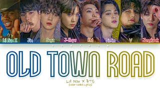 BTS, Lil Nas X – 'Old Town Road' | Legendado/Tradução PT-BR (Color Coded Lyrics) Resimi